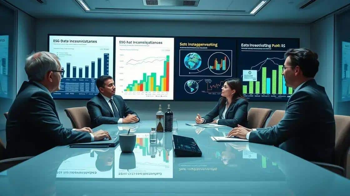 Challenges in ESG investing