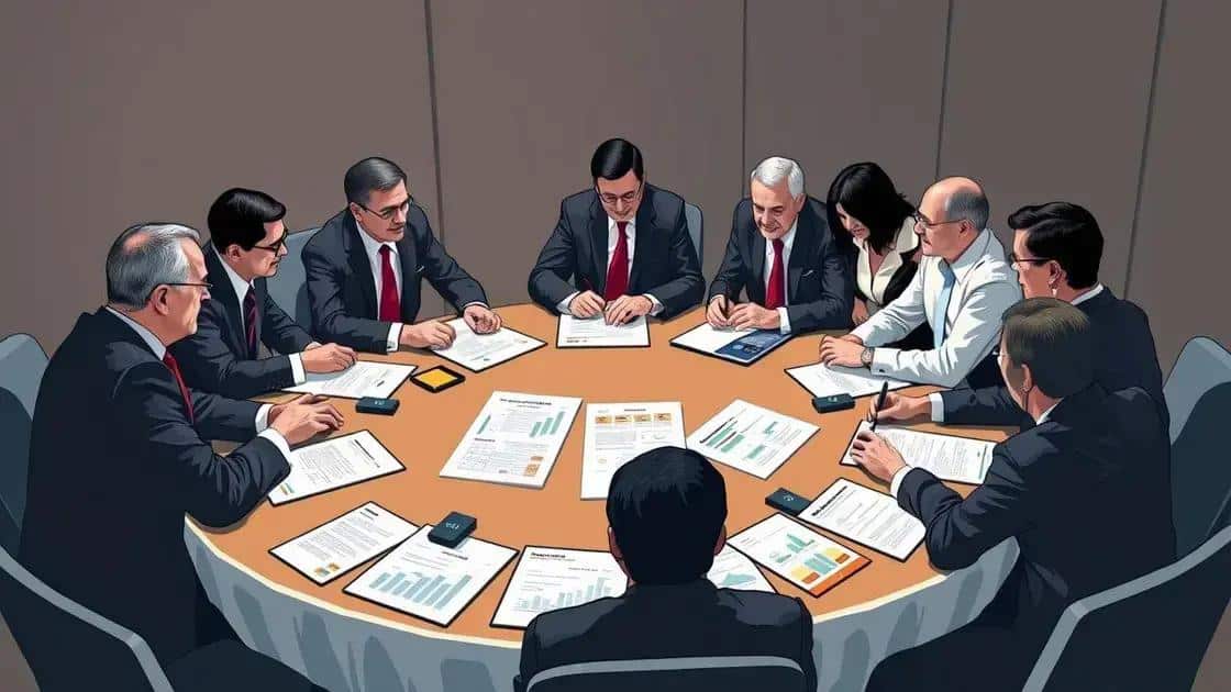 Key players involved in the negotiations