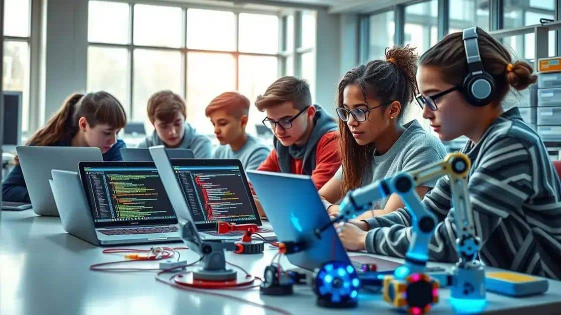 Emerging technologies in coding classes