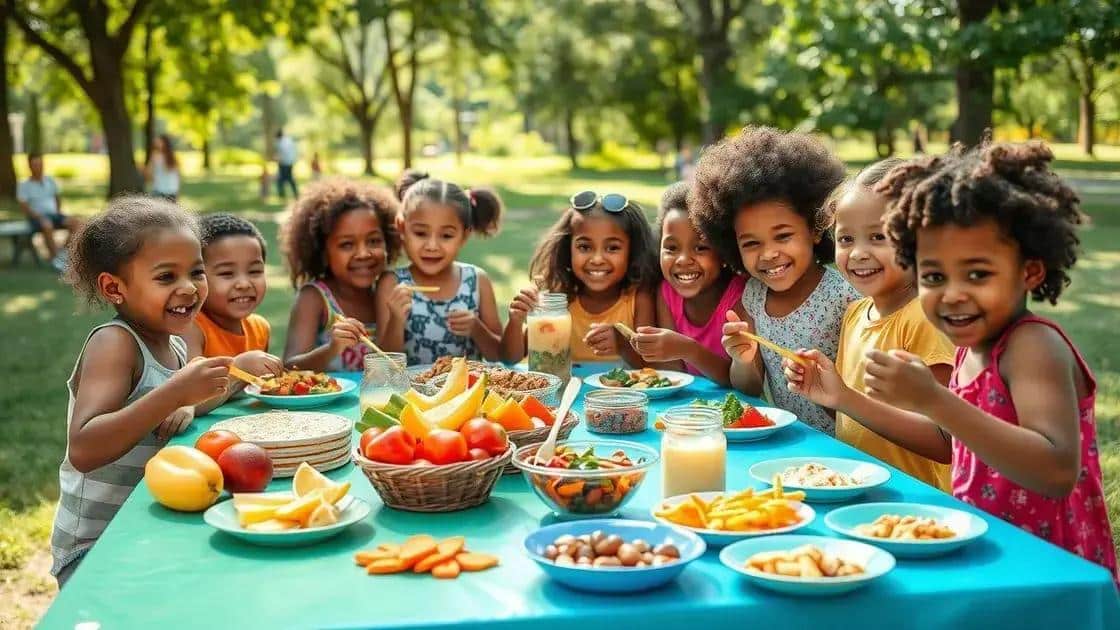 Benefits of summer meals for children