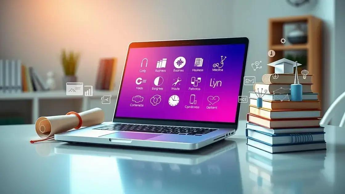 Types of degrees available online