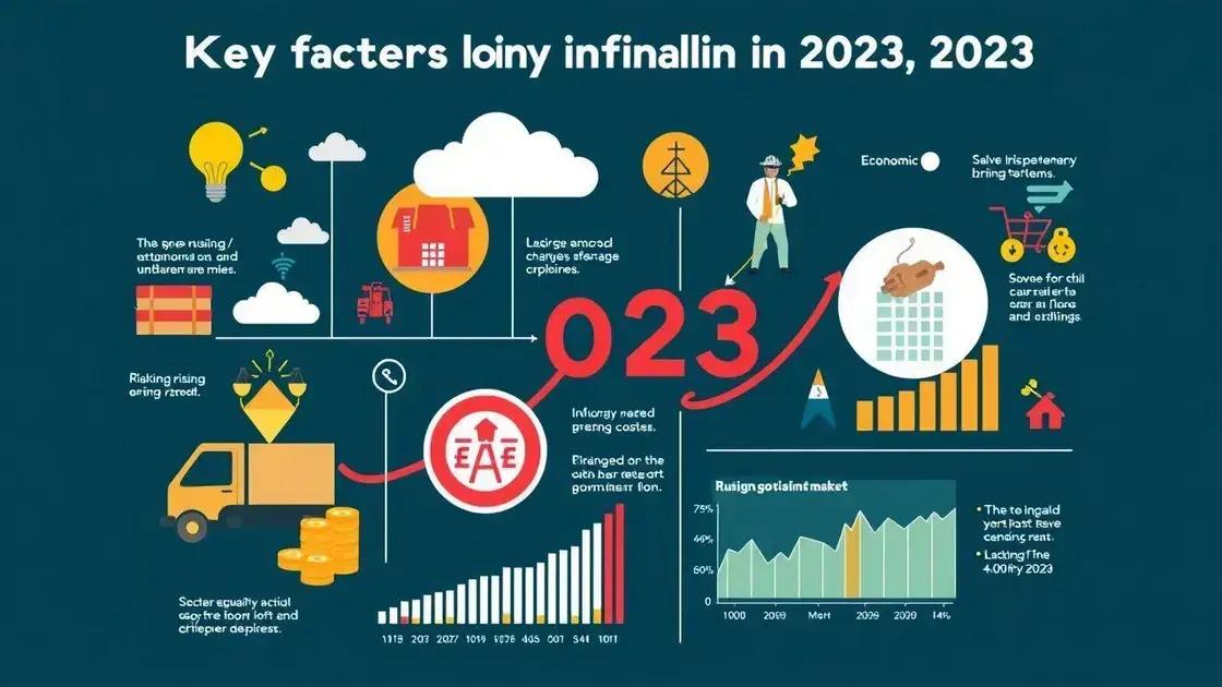 Key factors driving inflation in 2023