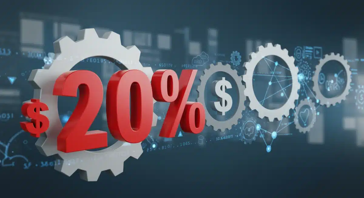 Illustration of 20% financial fines for healthcare data privacy violations