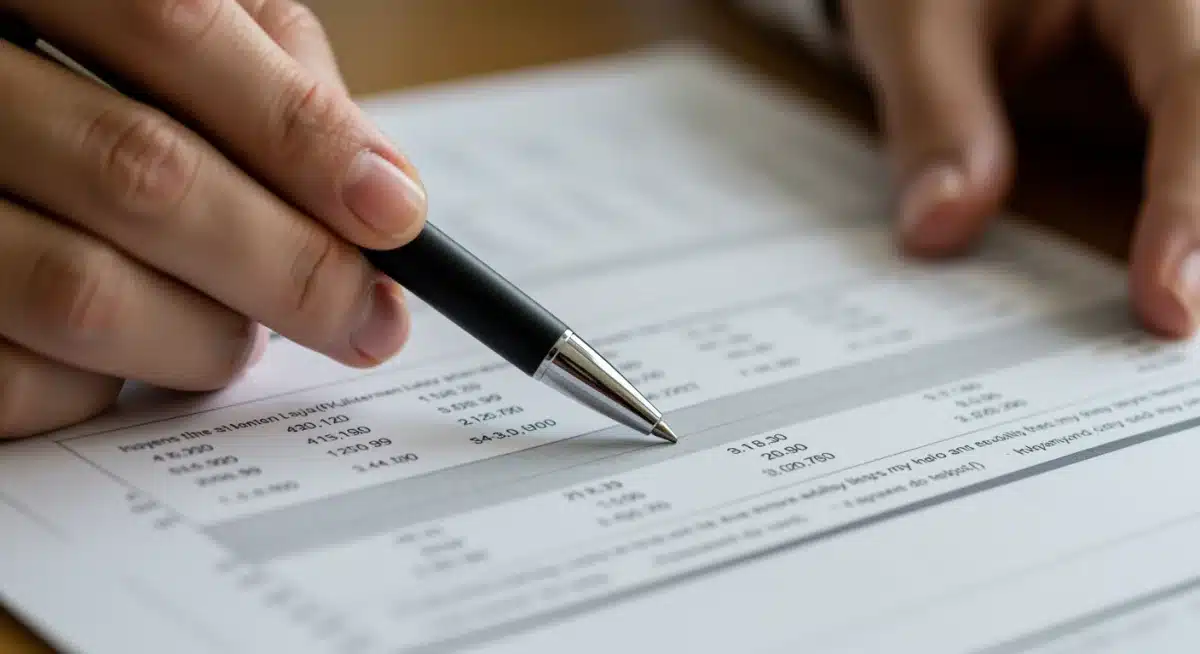 Reviewing a 401(k) statement for investment diversification and strategic asset allocation.