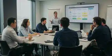 Quality assurance team discussing ISO 13485 training protocols