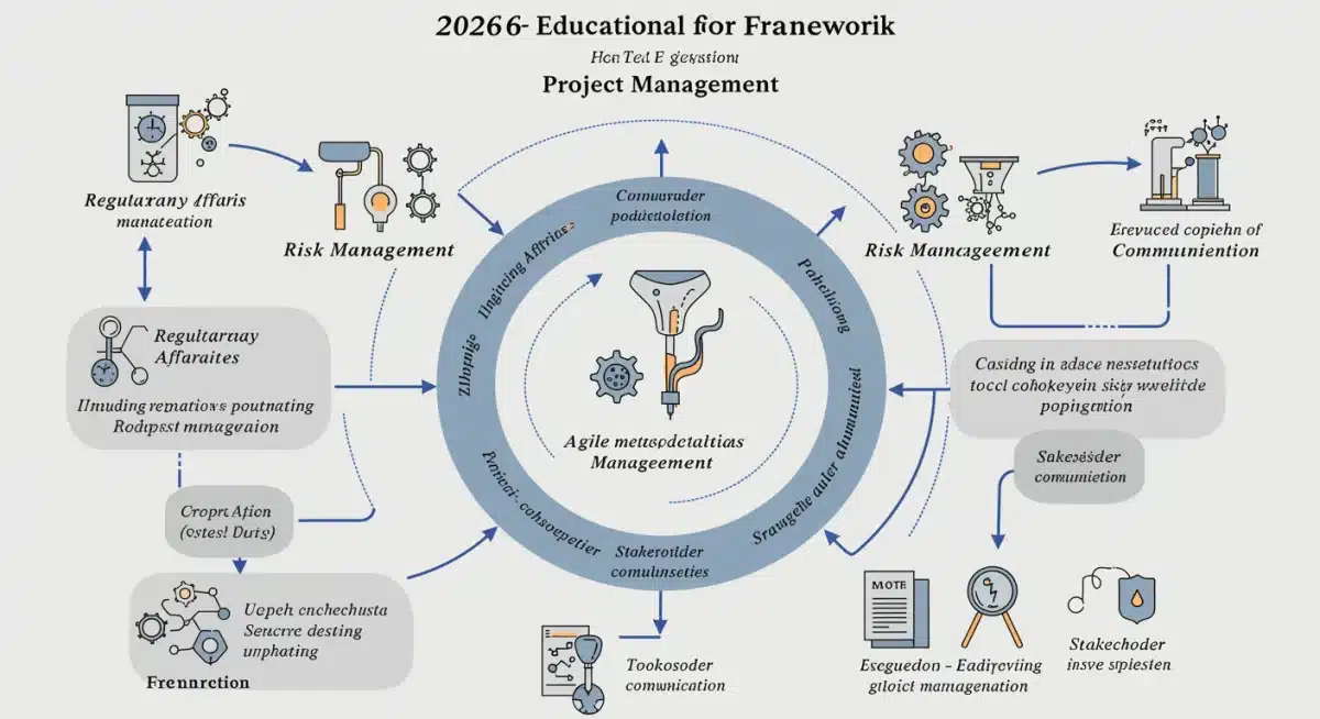 Infographic of MedTech project management educational framework