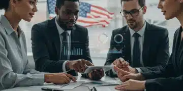 Professionals reviewing federal employee benefit updates for 2026 on a tablet.