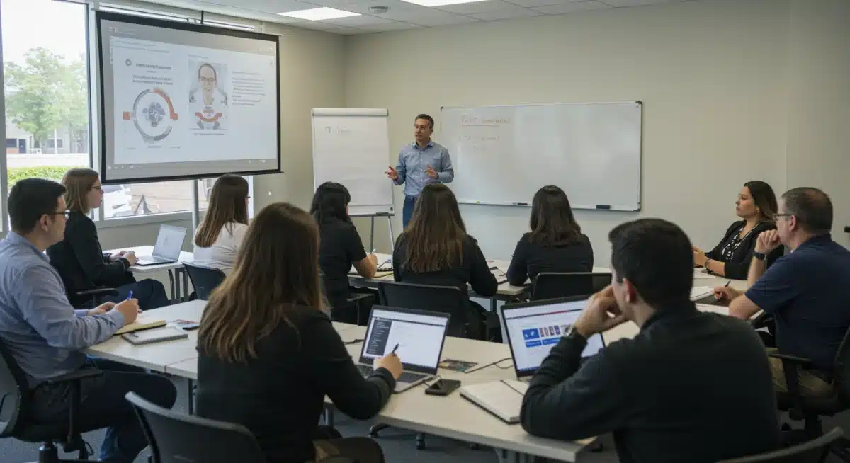 Medical professionals engaging in training for new FDA educational requirements