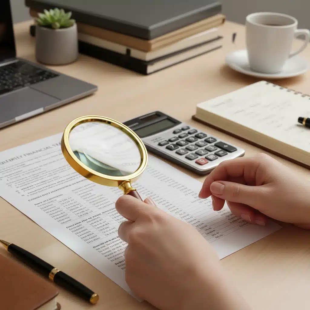 Individual meticulously reviewing financial documents for retirement planning