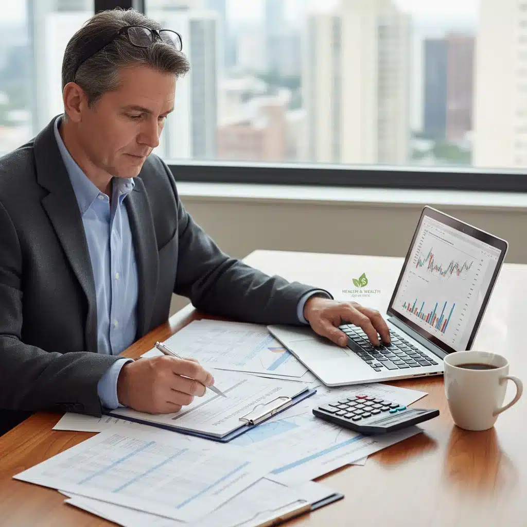 Person planning HSA investments and financial future