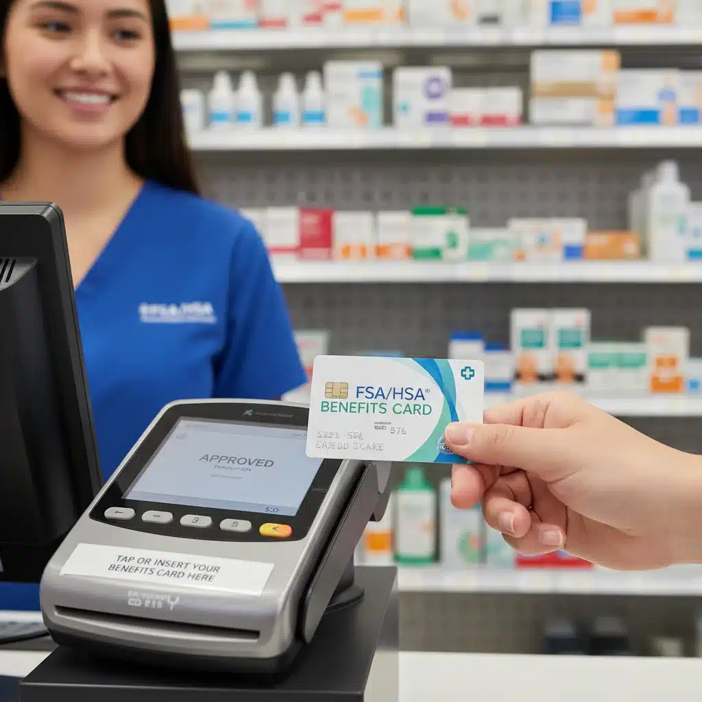 FSA card for eligible medical purchases