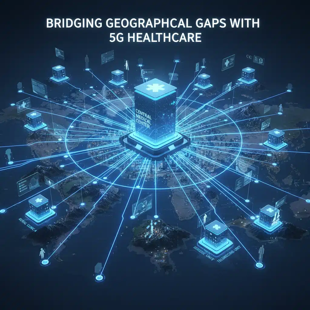 Interconnected healthcare network powered by 5G for remote access