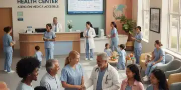 Diverse community members receiving care at a welcoming affordable health clinic in 2026.