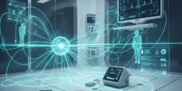 2026 Interoperability Rules: MedTech's Role in Health Information Exchange Digital network connecting medical devices and patient records for health information exchange