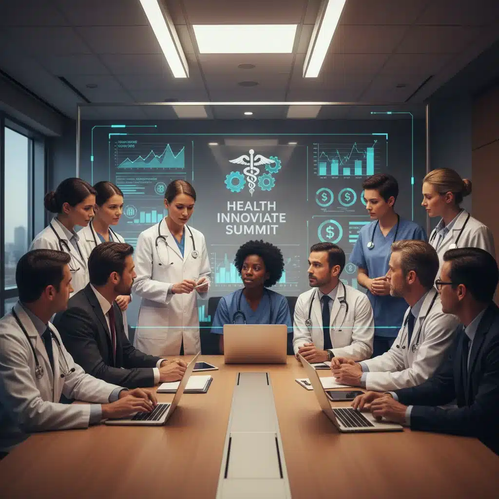 Healthcare professionals collaborating on patient outcomes and billing strategies