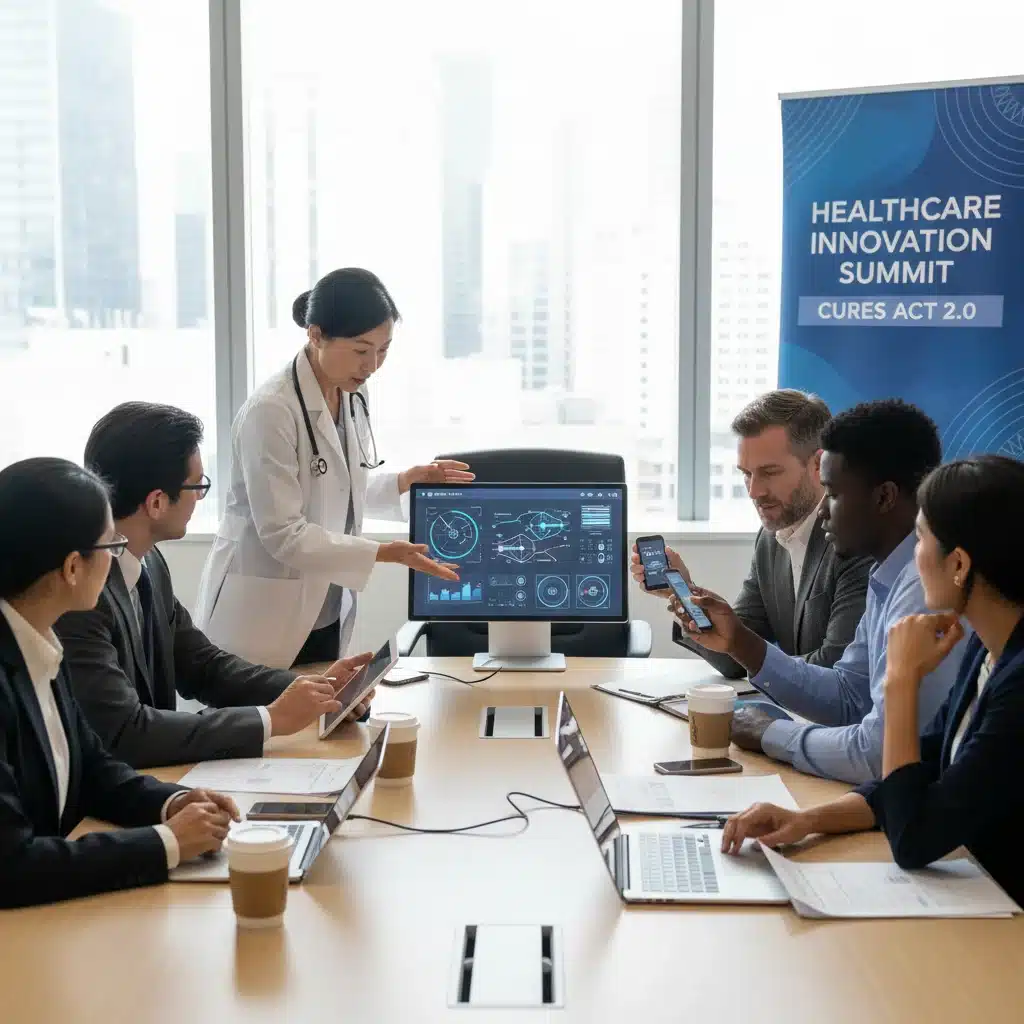 Healthcare stakeholders discussing Cures Act 2.0 implications for digital health.